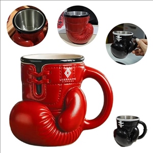 Boxing Glove Coffee Mug With Stainless Steel Inner